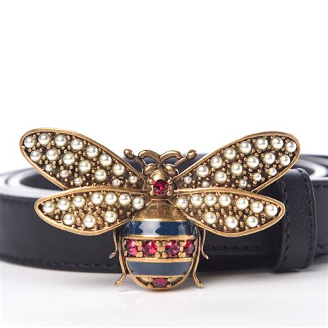 gucci queen margaret bee belt.